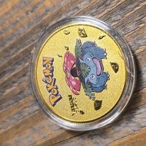 Pokemon Venusaur Gold Collectible Coin